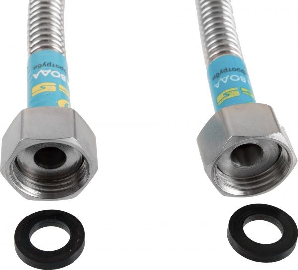 Шланг Gross нержавіючий підводка М10х1/2 1,5 м