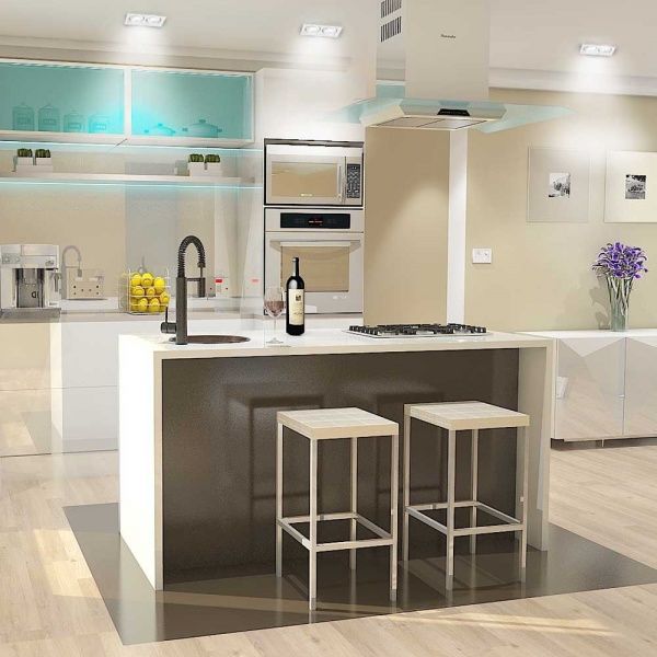 Светильник встраиваемый (Downlight) Feron LED AL202 24 Вт 4000 К белый 