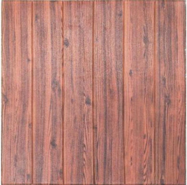 3D-панель с ПВХ самоклеящаяся дерево кальвадос 700x700x5 мм 