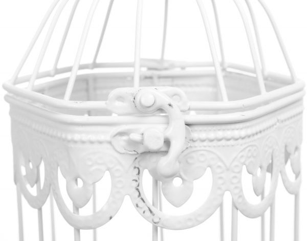 Клітка декоративна Cage Пташка 12,5х11,5х18 см білий 