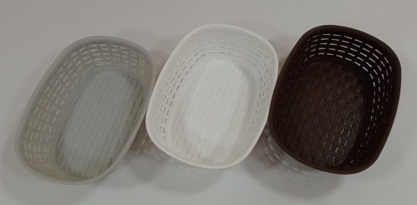 Кошик плетений 25,5x18,5x7,5 см темно-коричневий Plastic's Craft