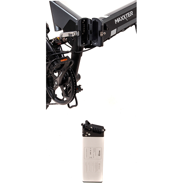 Электровелосипед Maxxter RUFFER MAX (black-orange)