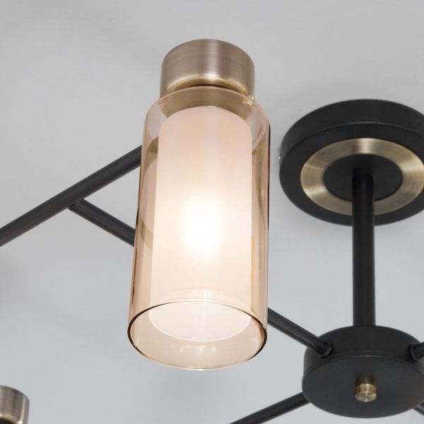 Люстра потолочная Strotskis Amado 70115/8 8x15 Вт E14 бронза/черный 70115/8 (чорний) 