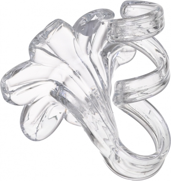 Свічник FLOWER 6PT TR CLEAR White cristal