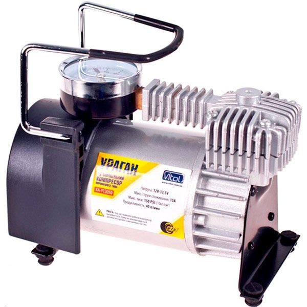 Компресcор автомобильный Vitol Ураган КА-У12050