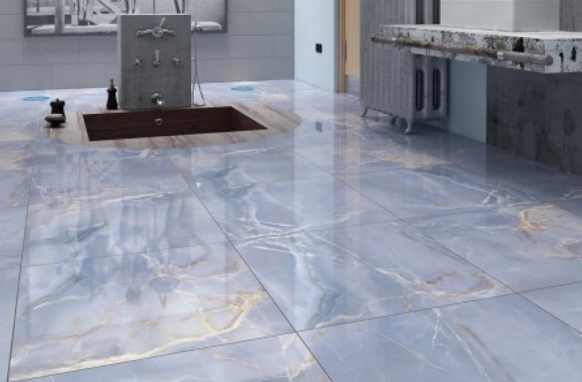 Плитка Golden Tile Onyx Blue 7А3510 60.7x60.7 см