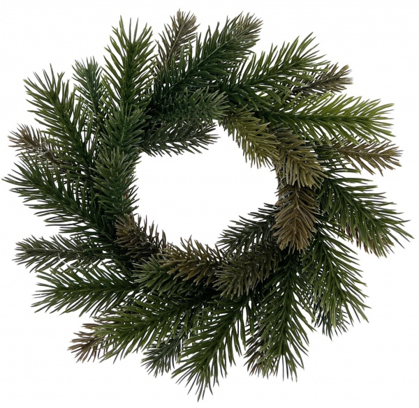 Венок новогодний № 1 с хвоей d150 мм 