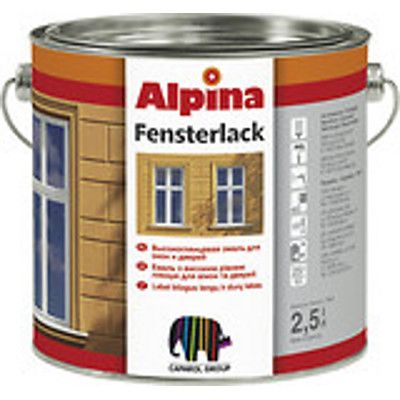 Емаль Alpina FensterTuerLack Weiss 2.5 л