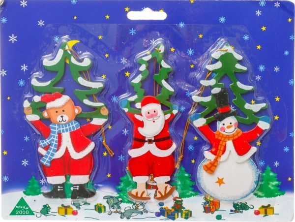 Набор Деревяных фигурок 3 шт./уп. 