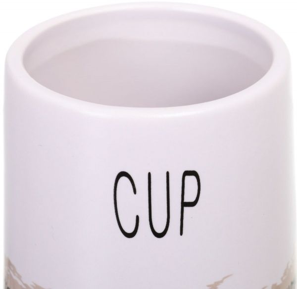 Стакан Luna для полоскания coffee бежевый