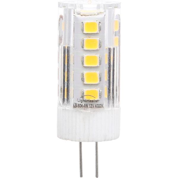 Лампа светодиодная LightMaster LB-604 2 шт./уп. 12 В 4 Вт G4 прозрачная 4000 K