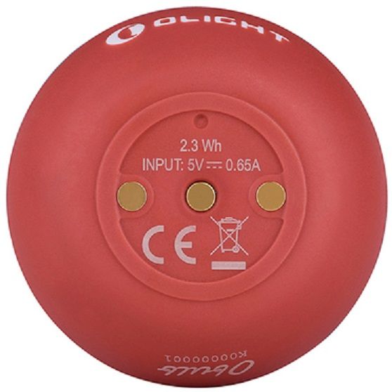 Фонарь кемпинговый Olight Obulb red