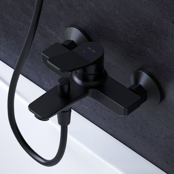 Смеситель для ванны/душа AM.PM черный X-Joy F85A10022