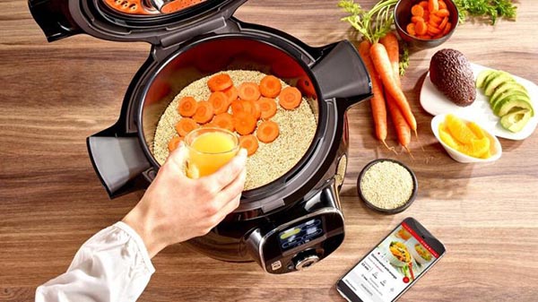 Мультиварка-скороварка Tefal Cook4me+ Connect CY855830 