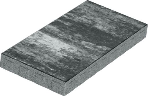 Тротуарна плитка Золотой Мандарин Неоліт 600х300х60 червона