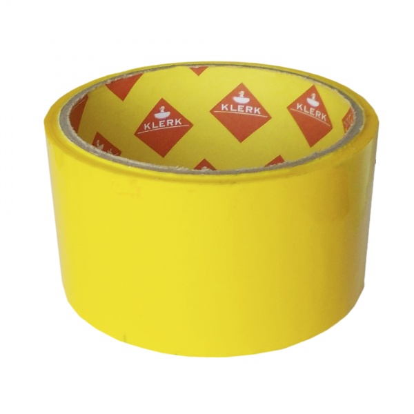 Лента клейкая упаковочная Klerk KL1950-Ym 48 мм 50 м 40 мкм