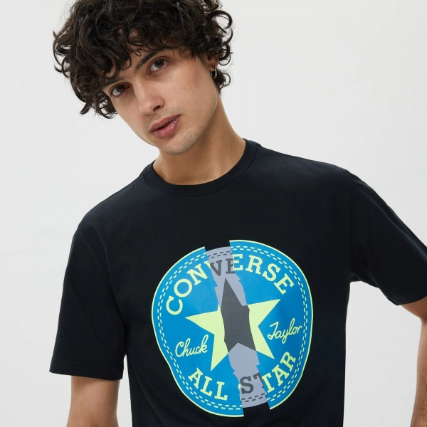 Футболка Converse MEN'S CLASSIC SS TEE BEYOND CP REMIX 10025488-346 р.XL зелений