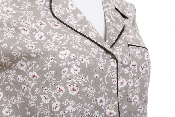 Жакет Trio женский Bize принт цветы р. XXL оливковый