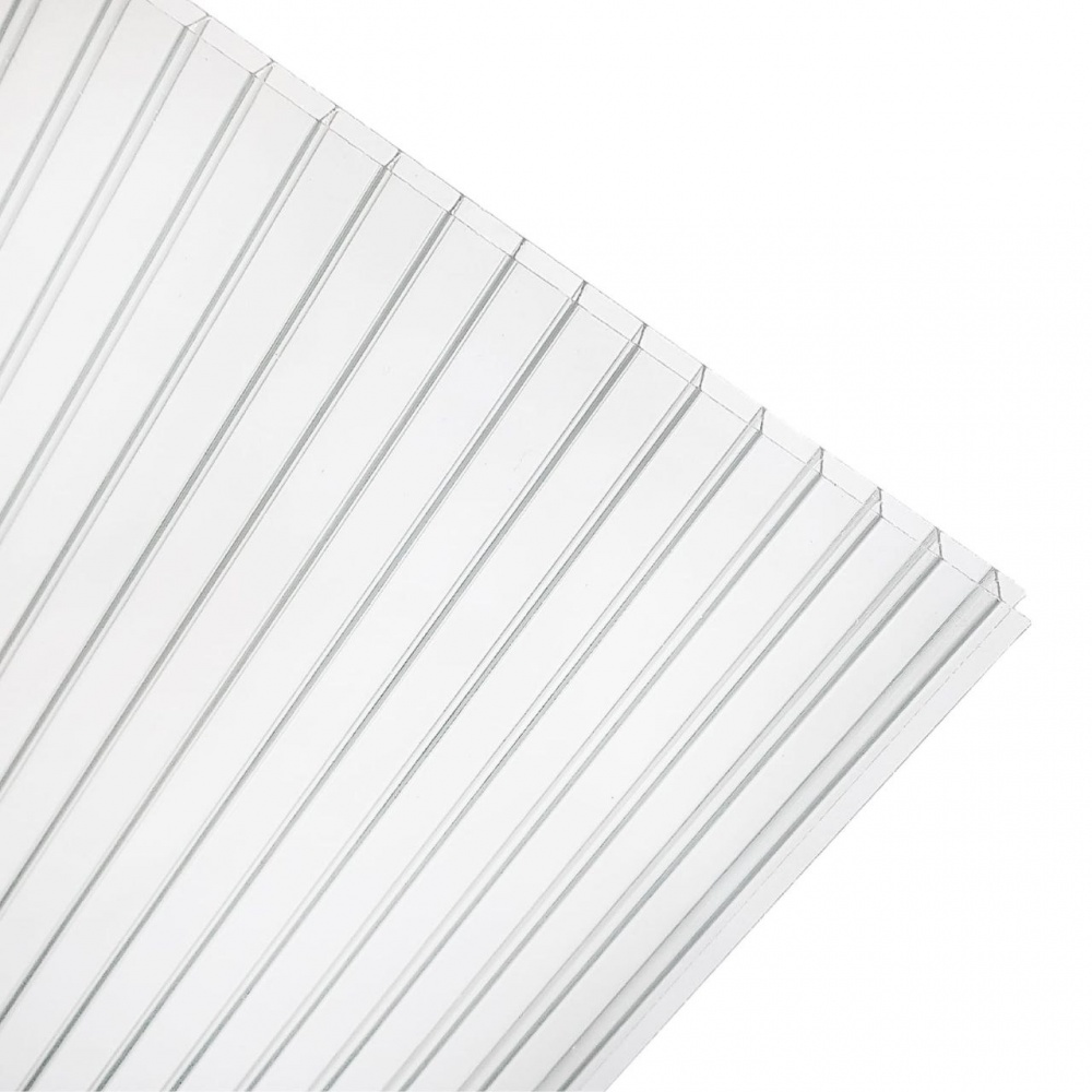 Поликарбонат сотовый RAPLAST 8 мм 2000x1050 мм прозрачный