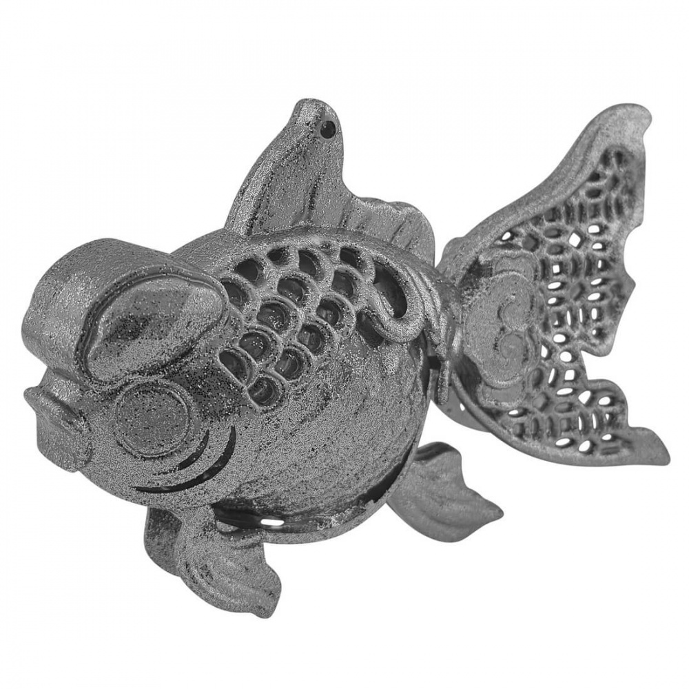 Украшение новогоднее MIS LT Рыбка 8 см серебряный