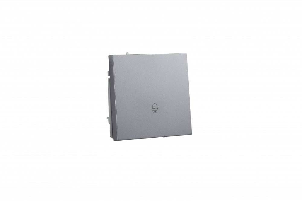 Кнопка дзвінка одноклавішний HausMark Juna сірий 7041-3588-103QC