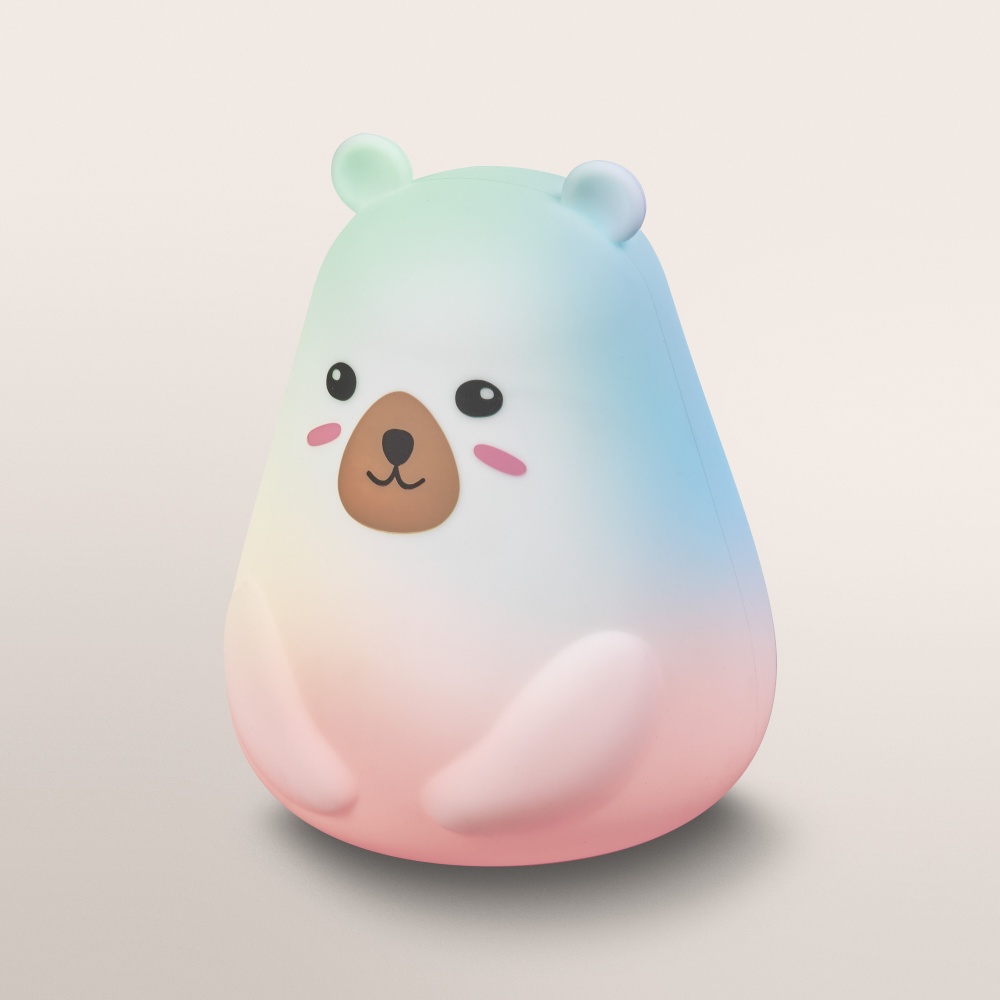 Ночник светодиодный Osram Nightlux Touch RGBW Bear USB-C 0,7 Вт белый