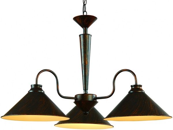 Люстра подвесная Arte Lamp CONE 3xE27 коричневый A9330LM-3BR 