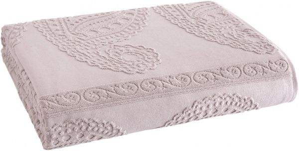 Простирадло-покривало махрове Misley 160x220 см бежевий Arya 