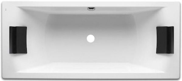 Ванна акрилова ROCA Hall 180x80 прямокутна з двома підголівниками та ніжками A248163000