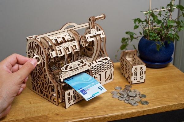 Деревянный 3D-конструктор UGEARS Кассовый аппарат