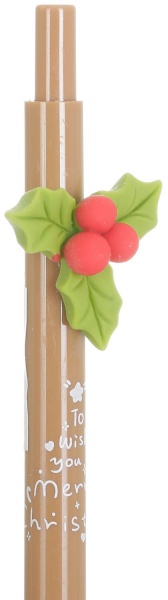 Ручка шариковая Новогодняя атрибутика Омела 