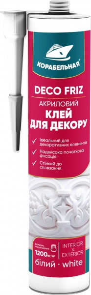 Клей акриловый КОРАБЕЛЬНАЯ Deco Friz 0,44 кг 