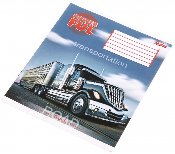 Зошит шкільний уф-лак 12 аркушів у лінійку в асортименті Мрії збуваються