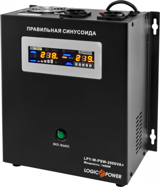 Джерело безперебійного живлення (ДБЖ) LogicPower 10A/20A LPY- W - PSW-2000VA+ (1400Вт)