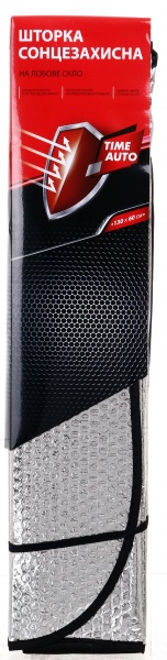 Шторка солнцезащитная TIMEAUTO на лобовое стекло 60x130 см