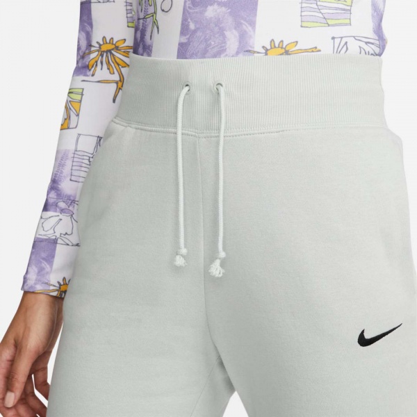Брюки Nike W NSW PHNX FLC HR PANT STD FD0893-034 р. L бирюзовый
