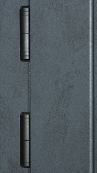 Дверь входная Revolut Doors В-617 мод. 250 бетон антрацит / бетон снежный 2050x850 мм левая