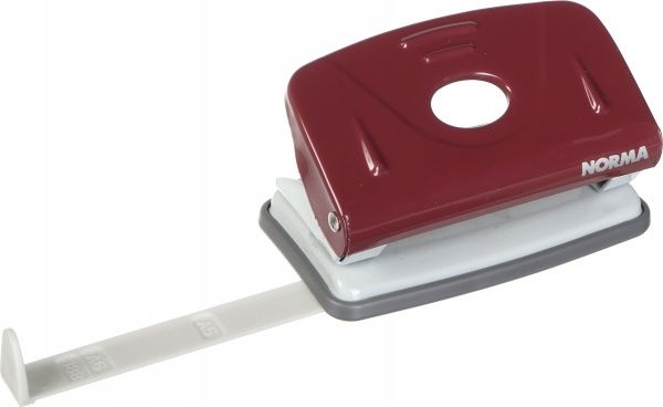 Дырокол с линейкой 10 листов NORMA