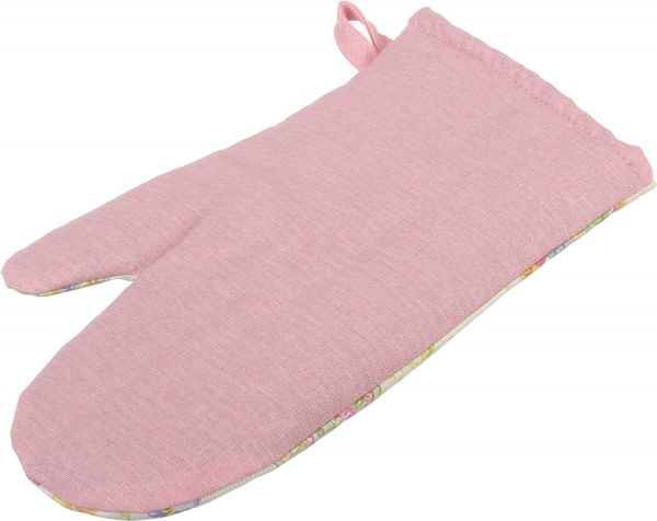 Рукавичка-прихватка Чашечки 16x33 см рожевий з малюнком La Nuit 