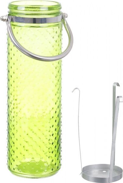 Подсвечник стеклянный с подставкой для свечи 217124_4 Тенденс