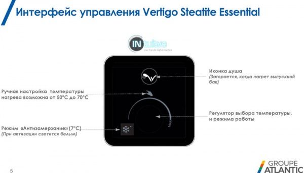 Бойлер Atlantic Vertigo Steatite Essential 100 MP-080 2F 220E-S (1500W) 80 л
