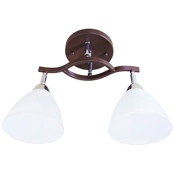 Люстра потолочная Victoria Lighting 2x60 Вт E27 венге Niko/PL2 