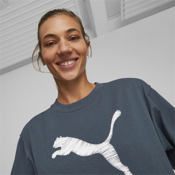 Футболка Puma HER TEE 67310716 р.XL синій