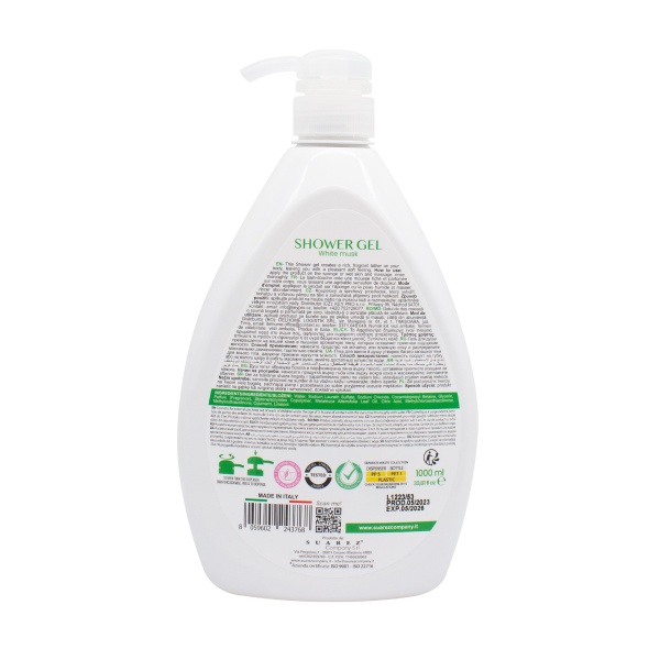 Гель для душа Eloderma Белый Мускус 1000 мл