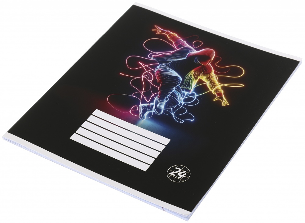 Тетрадь школьная Neon movement_25 24 листа в клеточку Nota Bene