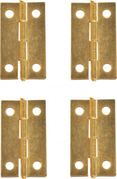 Петля декоративна золото 30х18 мм 4 шт. 