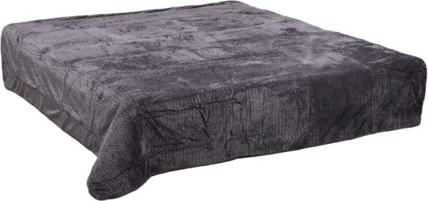 Покривало декоративне Коса Жакард 200x220 см La Nuit сірий 