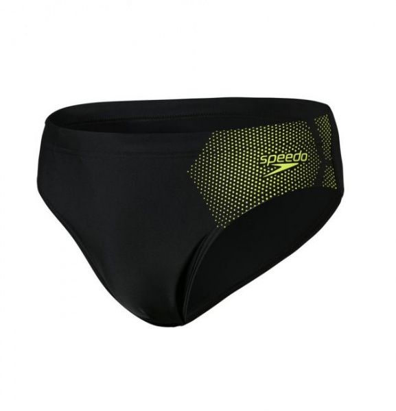 Плавки Speedo PLMT 7CM BRF AM BLACK/YELLOW 8-09739F398 р.42 черный