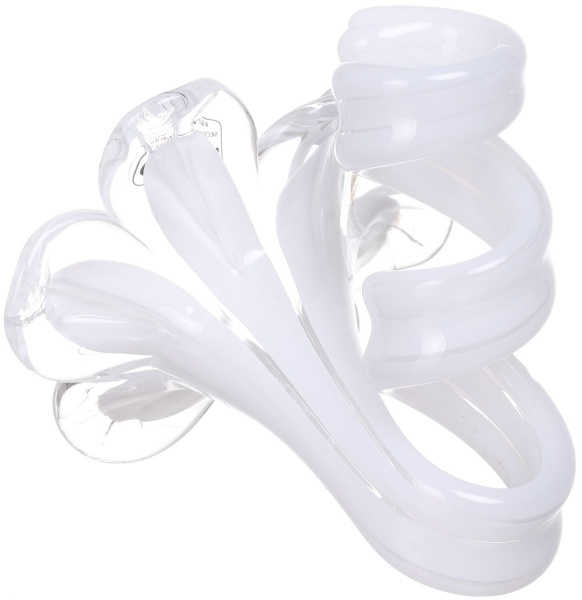 Свічник FLOWER 6PT TR MILK White cristal