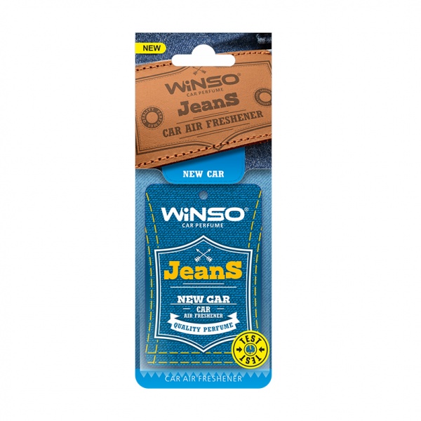 Ароматизатор підвісний WINSO Jeans 537560 New Car 76 мл